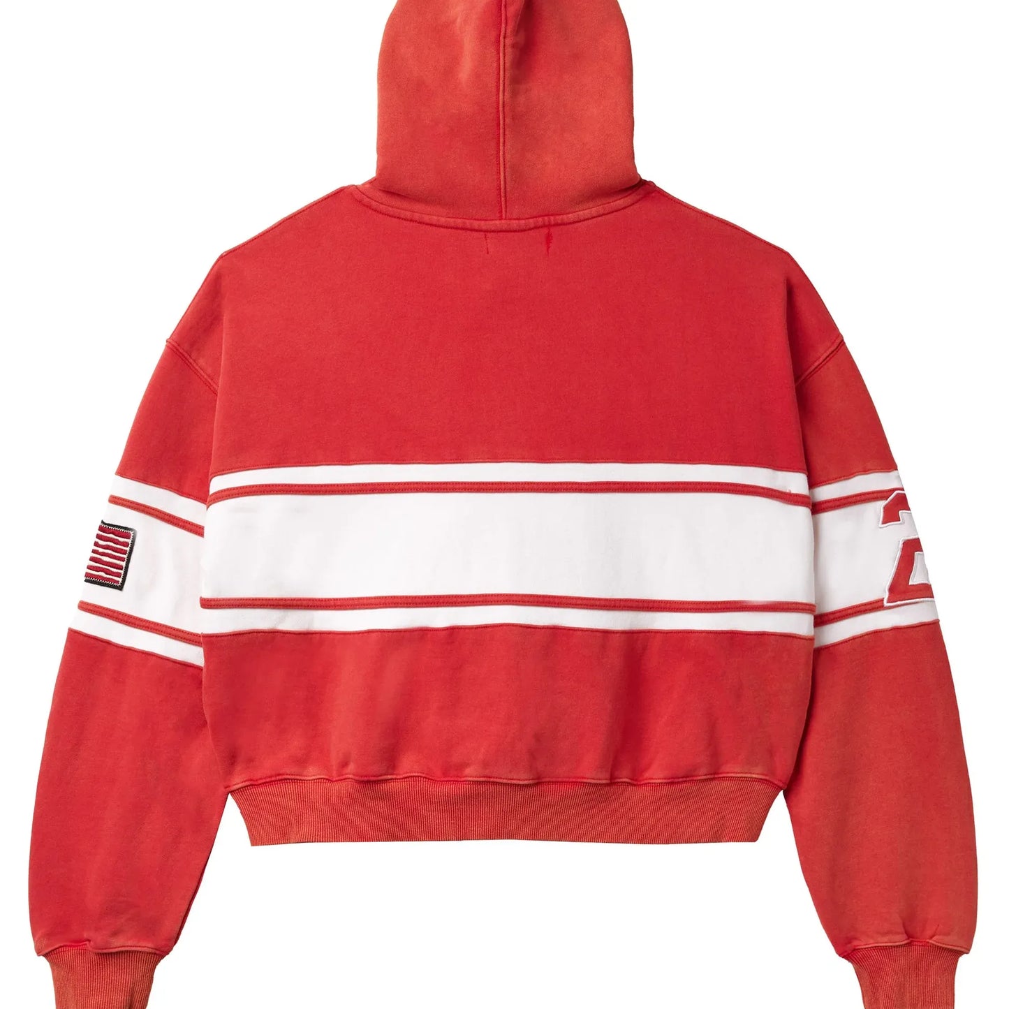 Vale Zip Up Hoodie USA Derby Red