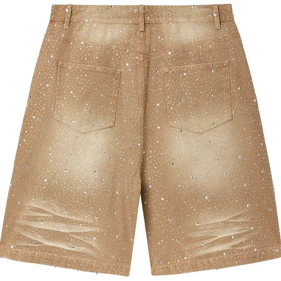 Vale Rhinestone Jorts Sandstorm