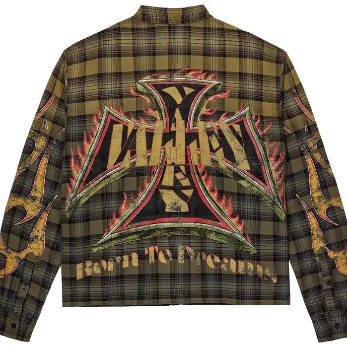 Vale Flannel Reborn Green