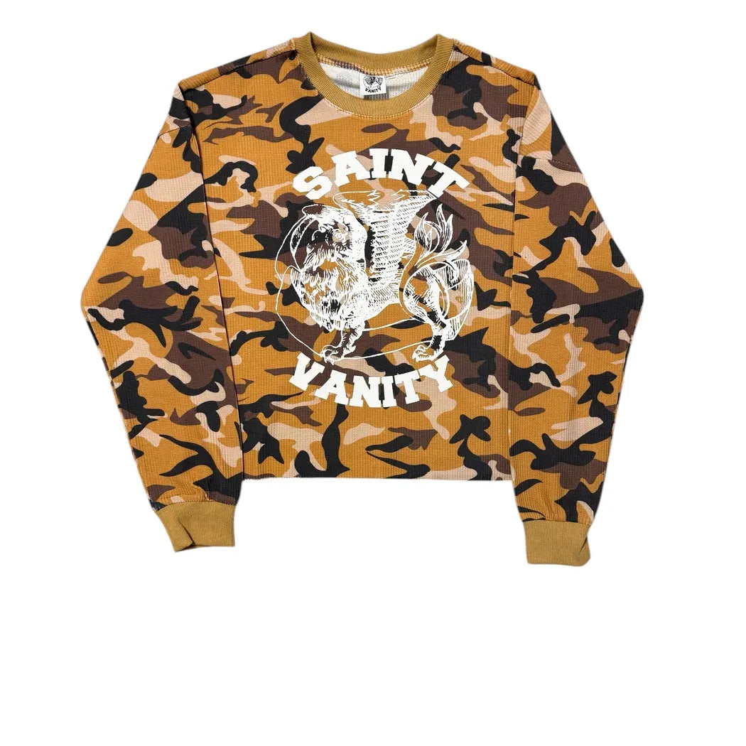 Saint Vanity Thermal Long Sleeve Orange Camo