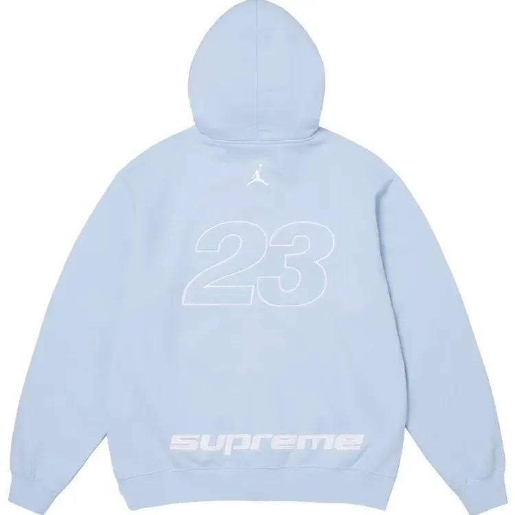Supreme x Jordan Zip Up Lt. Blue