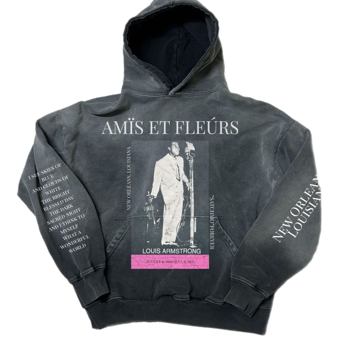 Amis Et Fleurs Golden Louisiana Hoodie