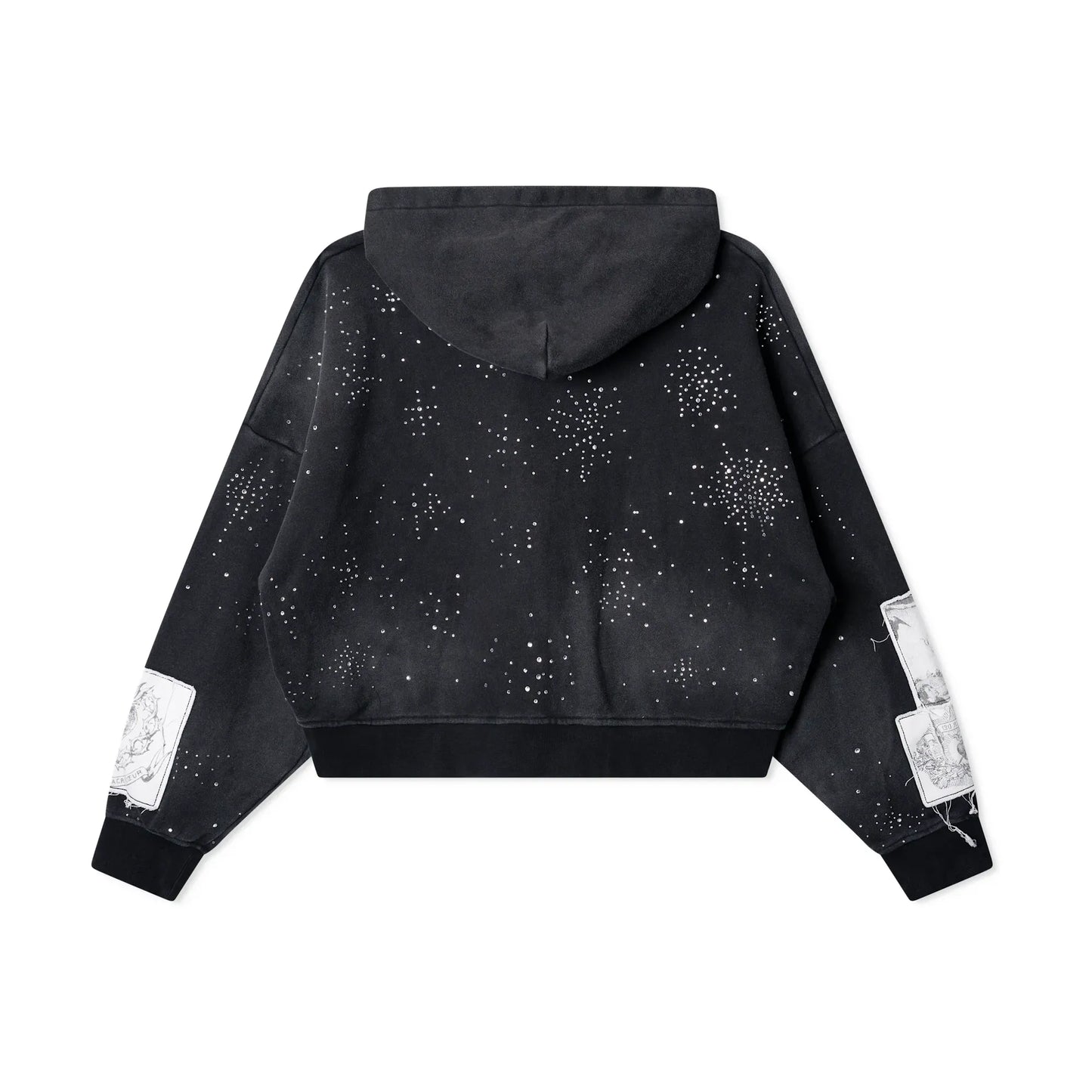 Righteous Divine Canvas Zip Up Black