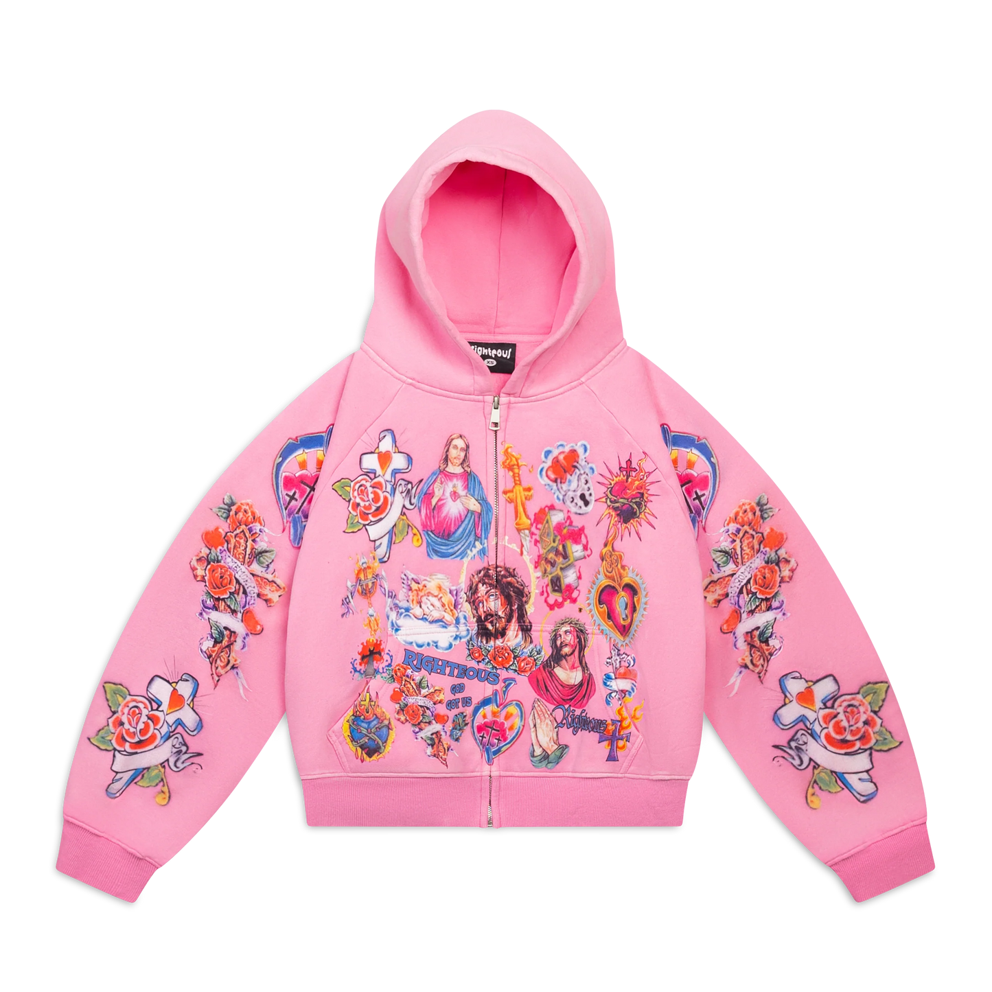 Righteous Kids Zip Up Pink