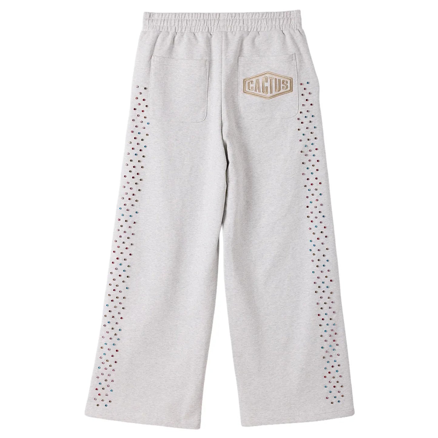 AZVA Crystal Cactus Sweats Grey