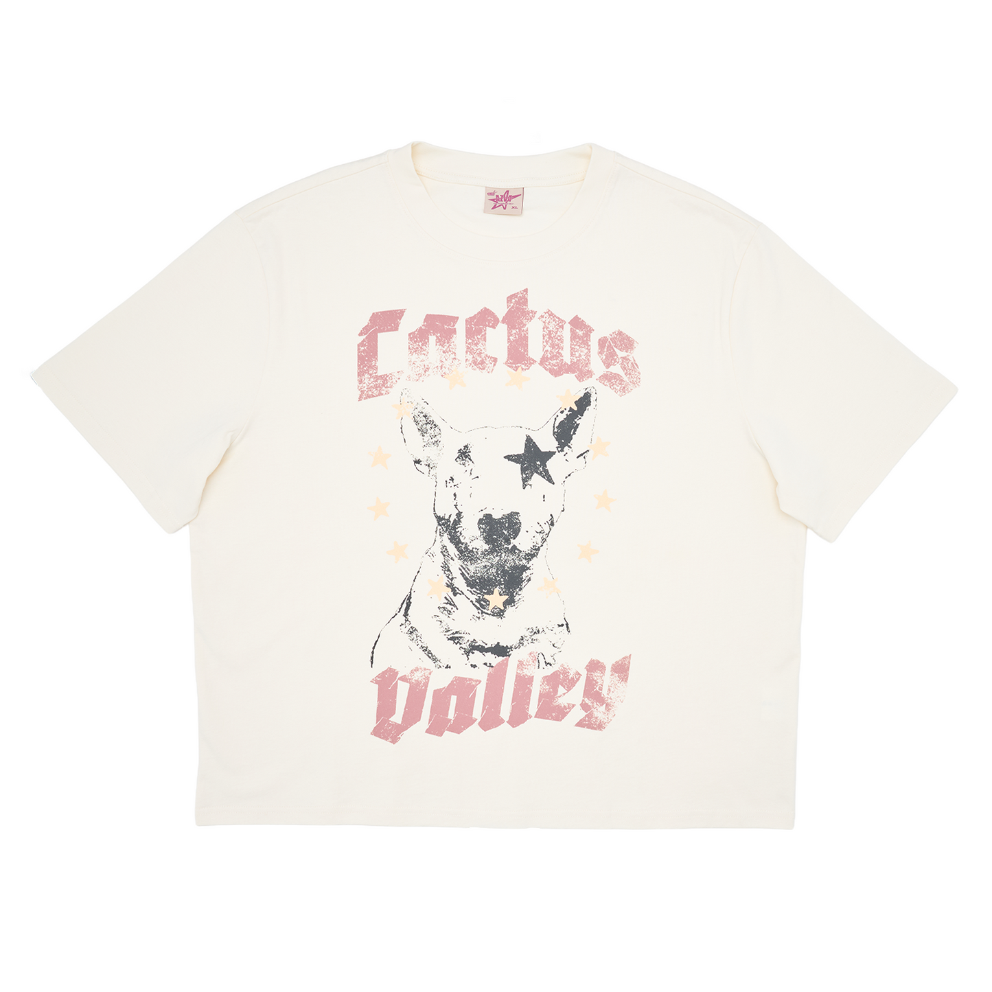 Azva Studios Tee Star Dog White