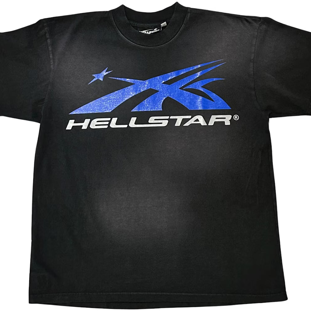 Hellstar Tee Classic Gel Logo Blue/Black/Grey