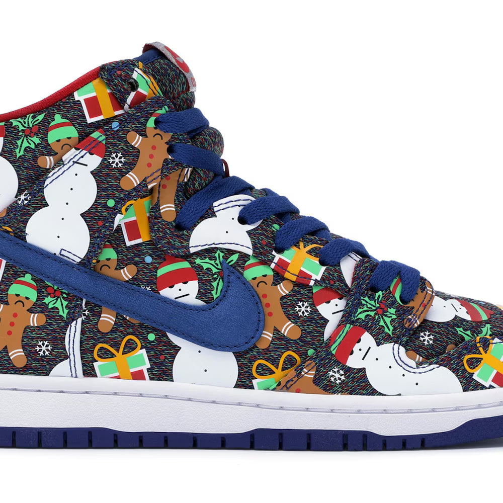 Nike Dunk SB High Ugly Christmas Sweater