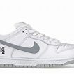 Supreme SB Low 94 White Metallic Silver