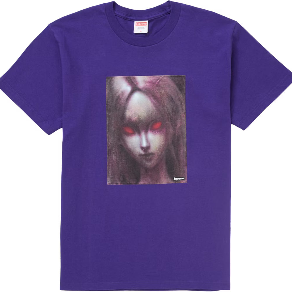 Supreme Tee Red Eyes Purple