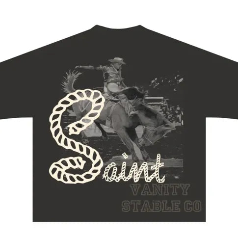 Saint Vanity Stable Co Tee Black
