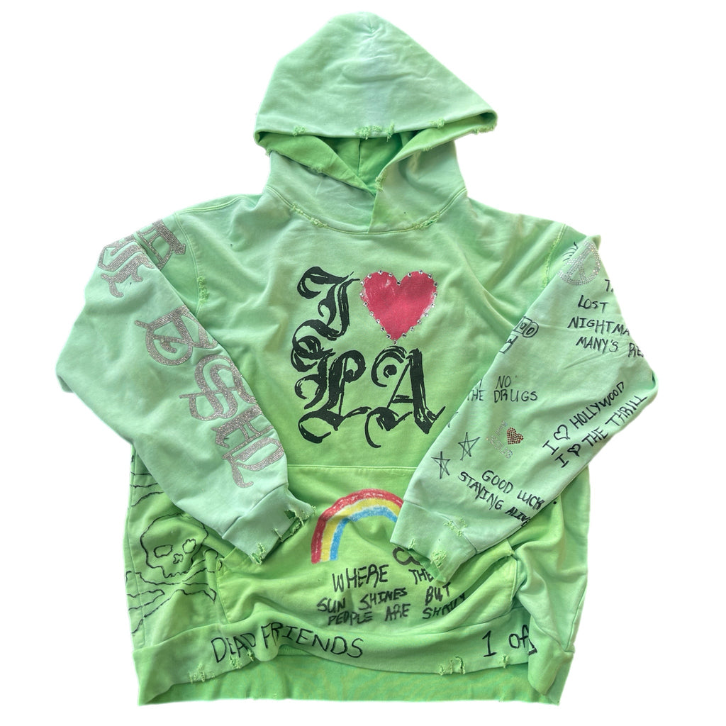 Amis Et Fleurs LA Love Hoodie