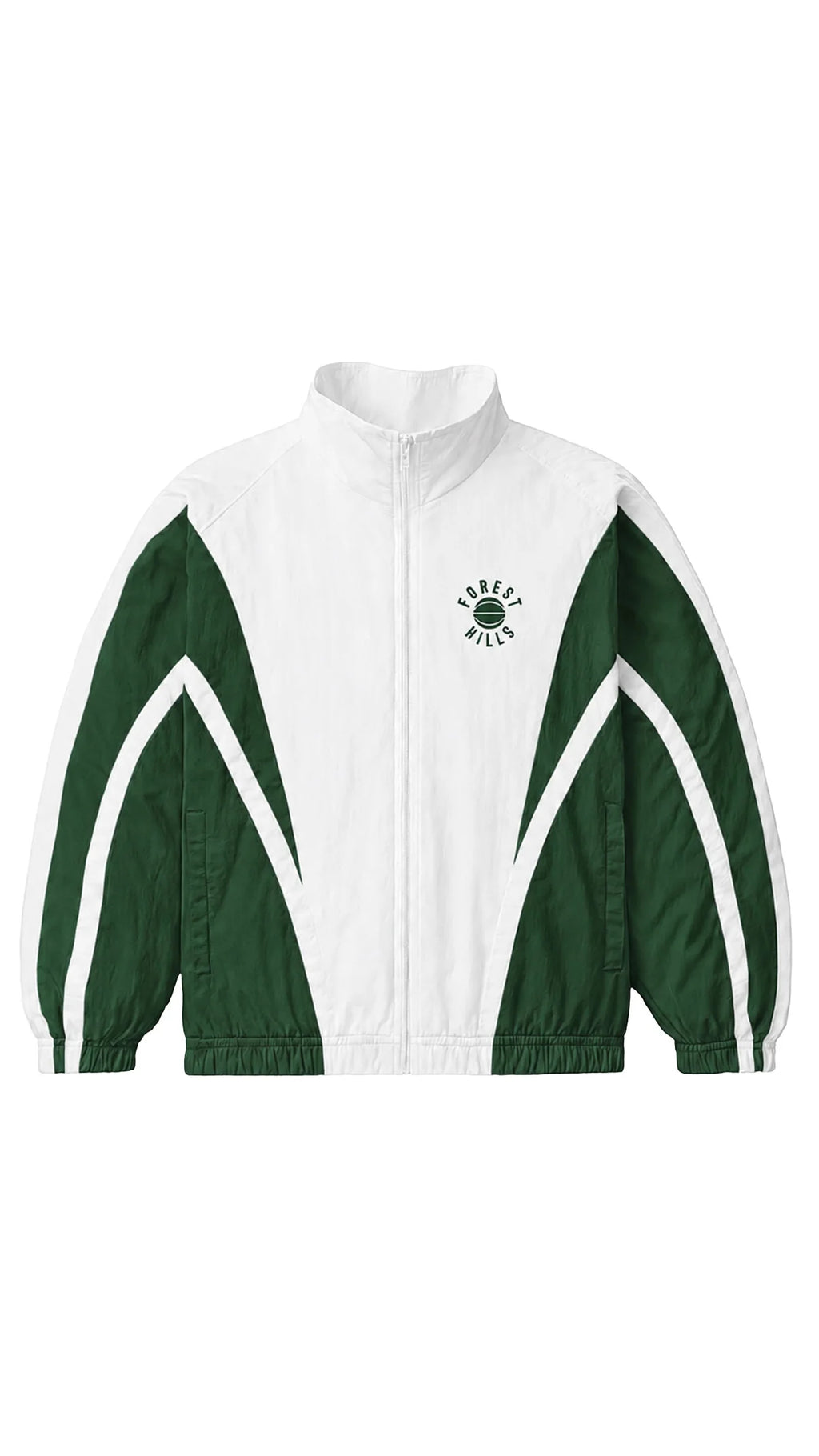 Forest Hills Windbreaker White/Green