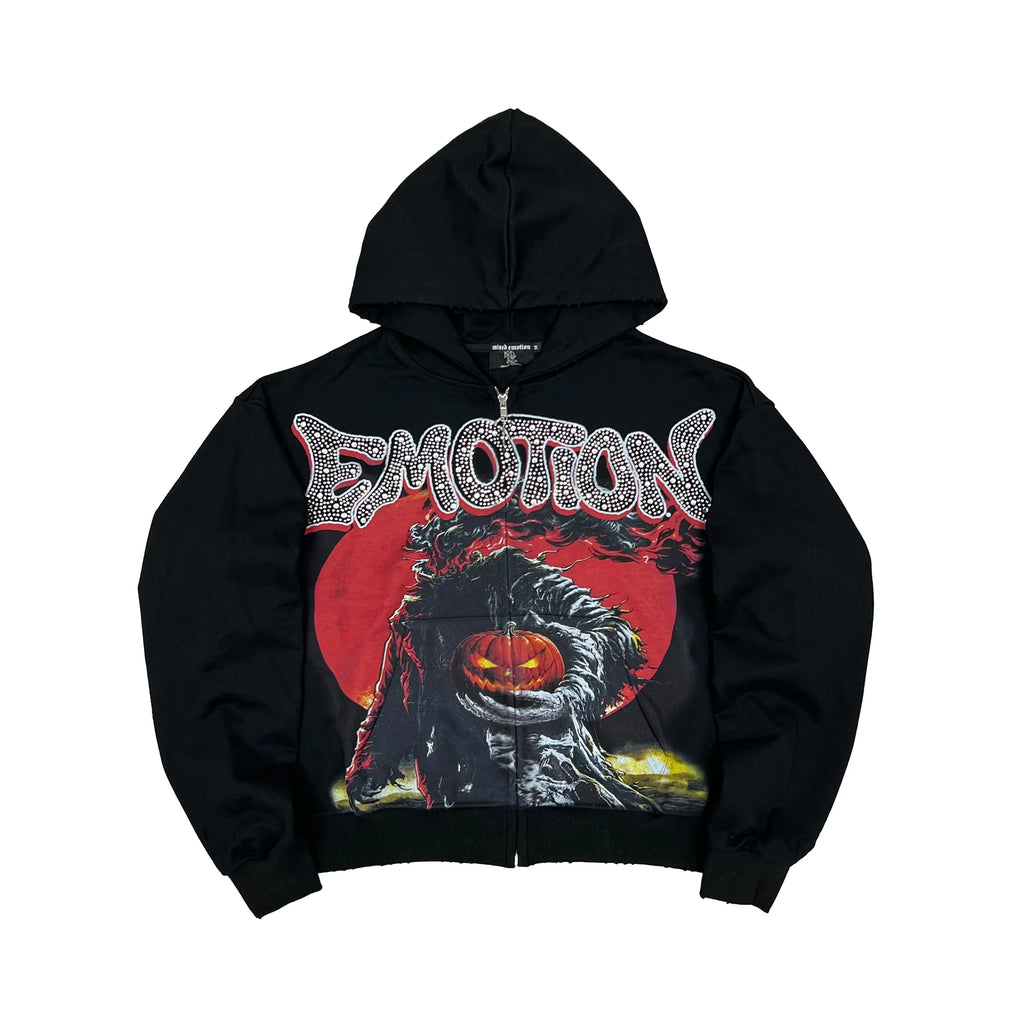 Mixed Emotions Zip Up Nightfall Black