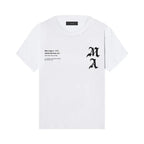 Amiri Tee Wes Lang Checker Skull White