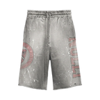 Nulli University Sweat Shorts Grey/Red