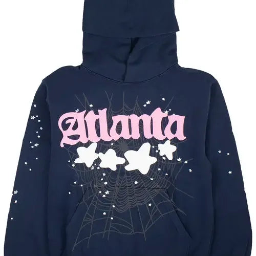 Sp5der Hoodie Atlanta Navy SALE
