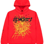 Sp5der Hoodie Red Punk V2