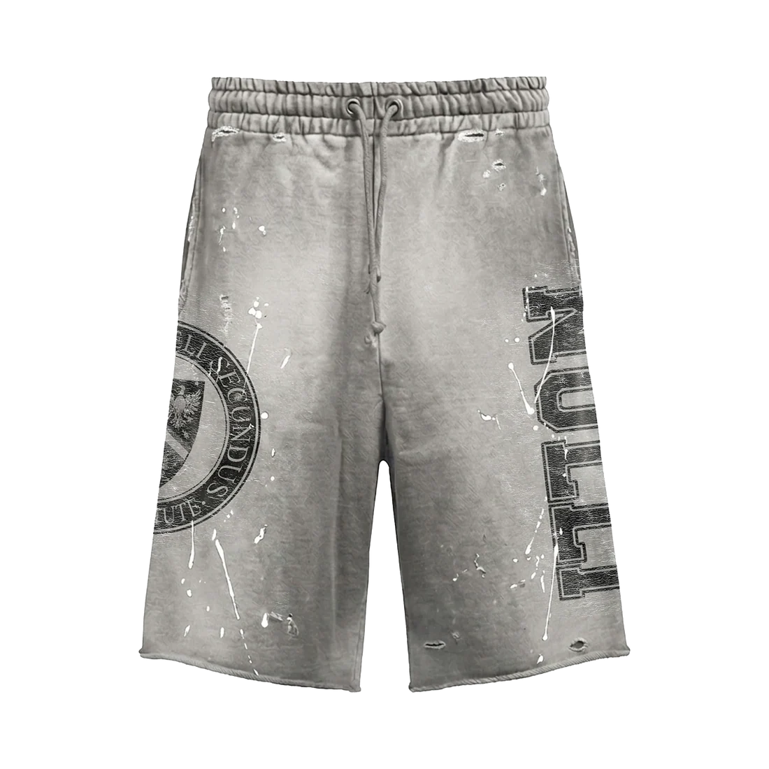 Nulli University Sweat Shorts Grey/Black