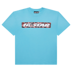Hellstar Tee Box Logo Blue/Cheetah