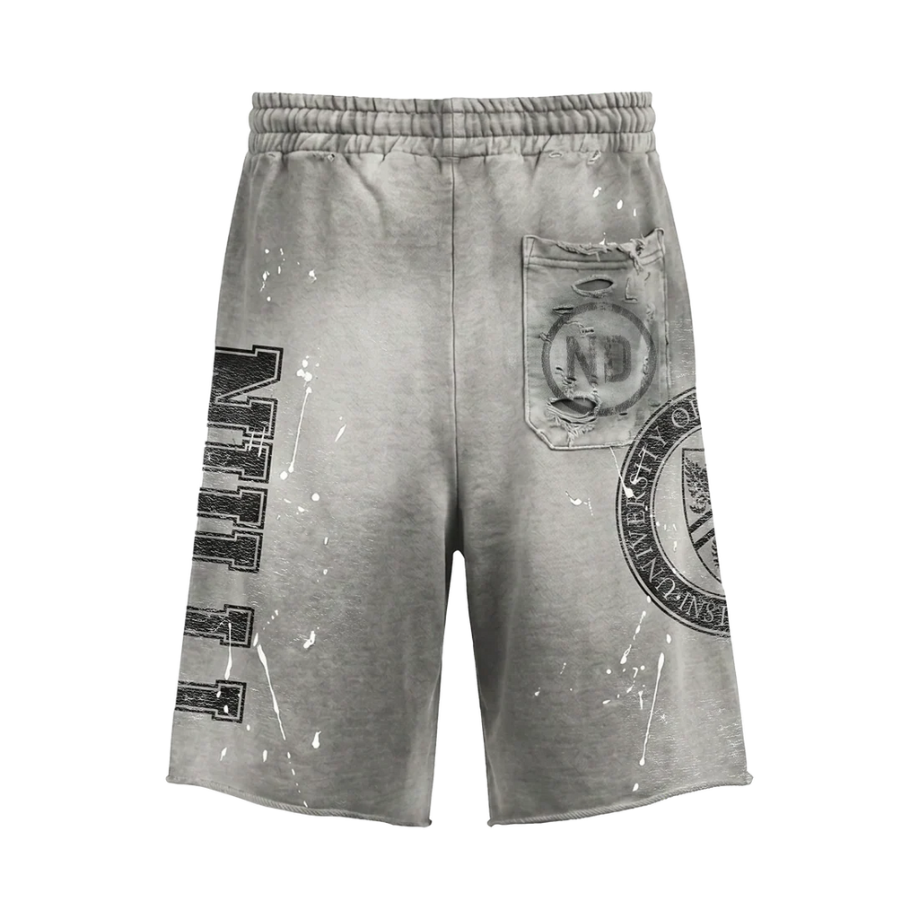 Nulli University Sweat Shorts Grey/Black