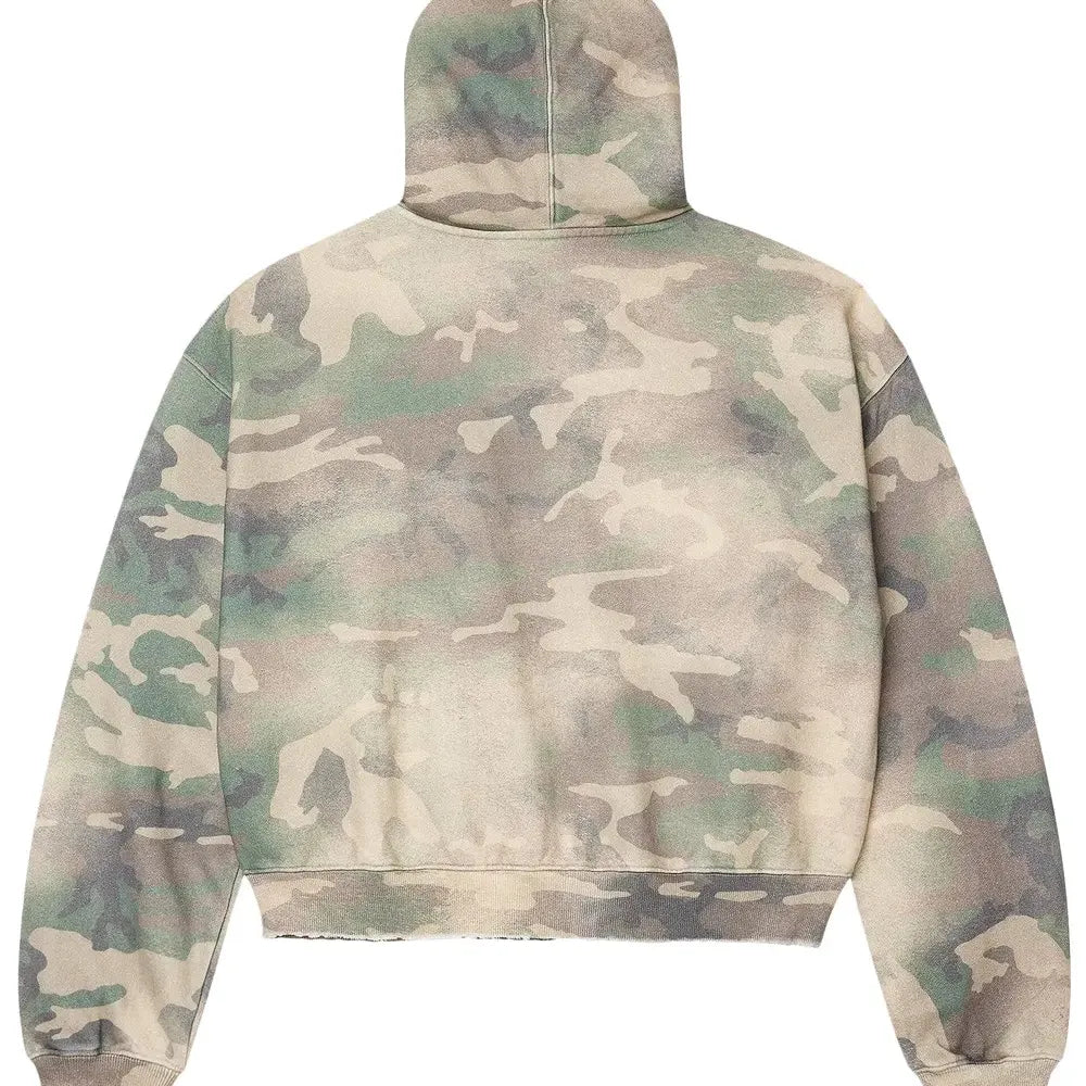 Vale Zip Up Hoodie Cheetah Camo SALE
