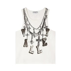 Vale Chain Tank White