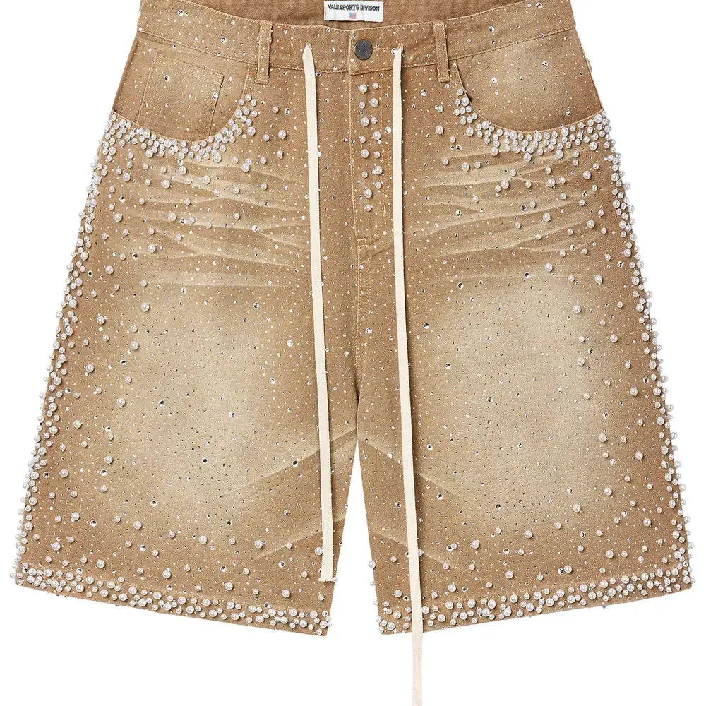 Vale Rhinestone Jorts Sandstorm