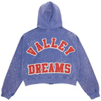 Vale Zip Up Sea Cluster Blue