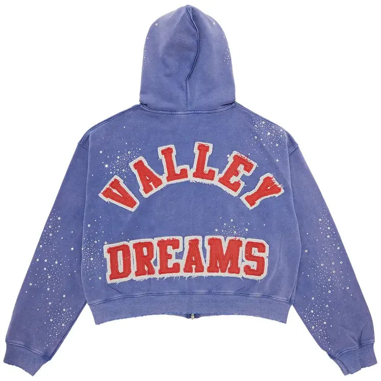 Vale Zip Up Sea Cluster Blue