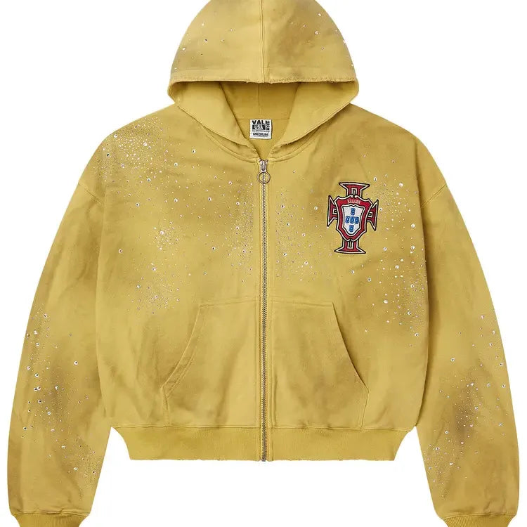 Vale Zip Up Sun Cluster Yellow