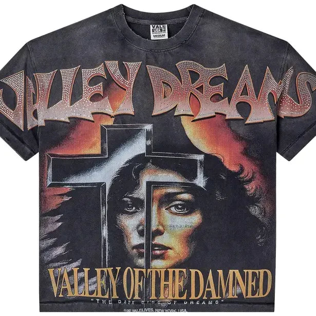 Vale Tee Damned Bling Black