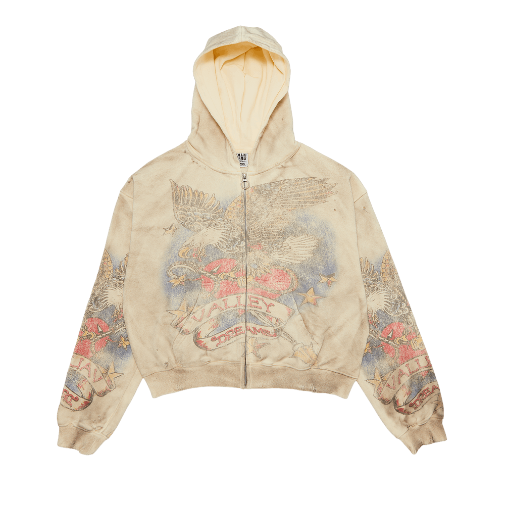 Vale Zip Up Nostalgia Cream