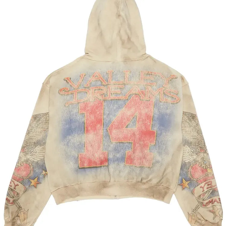 Vale Zip Up Nostalgia Cream