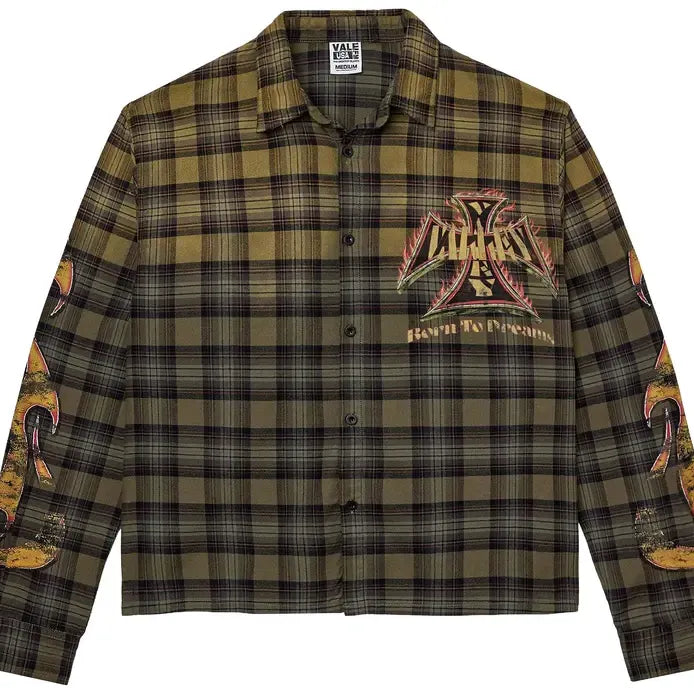 Vale Flannel Reborn Green