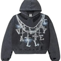 Vale Hoodie Big Chain Black
