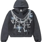 Vale Hoodie Big Chain Black