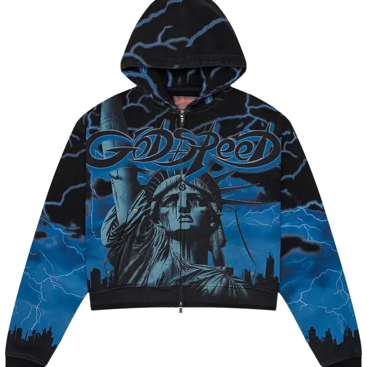 God Speed Voltage Zip Up Blue
