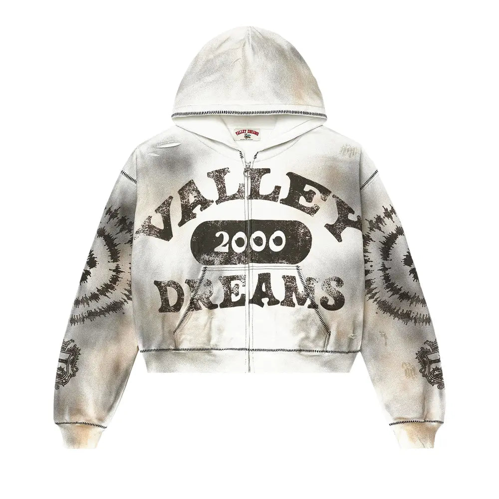 Vale Zip Up 2000 Spiral Grey