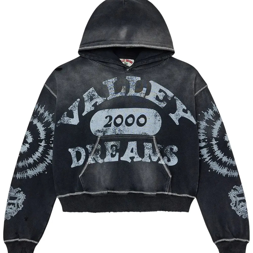 Vale Hoodie 2000 Spiral Black