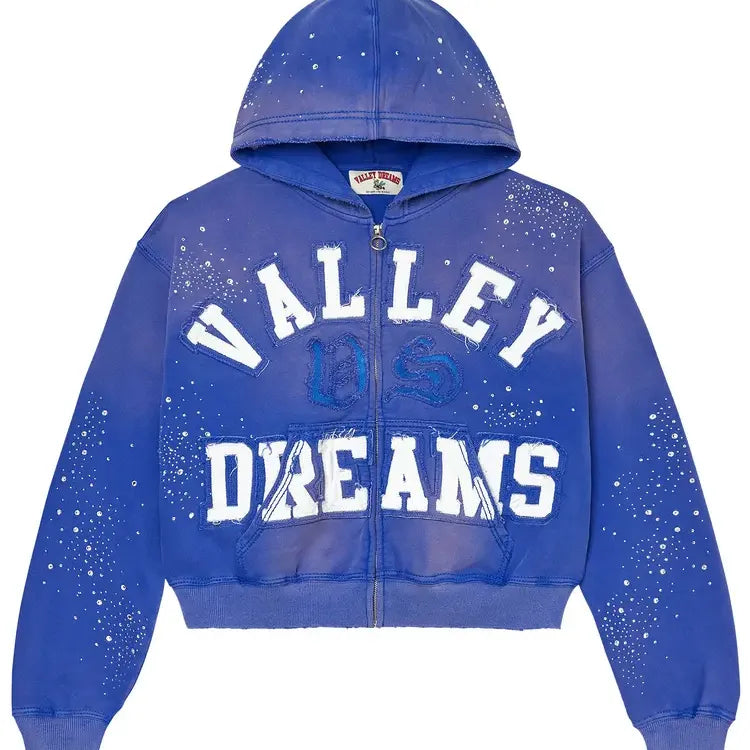 Vale Zip Up Classico Sapphire