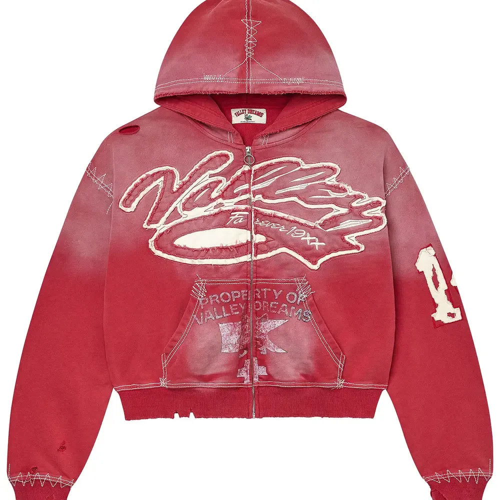 Vale Zip Up Religion Red