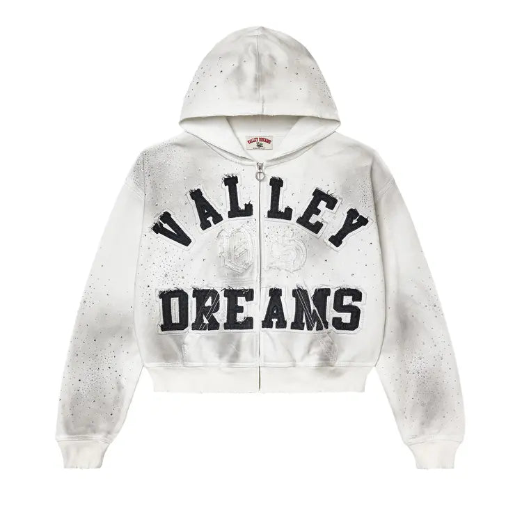 Vale Zip Up Classico White