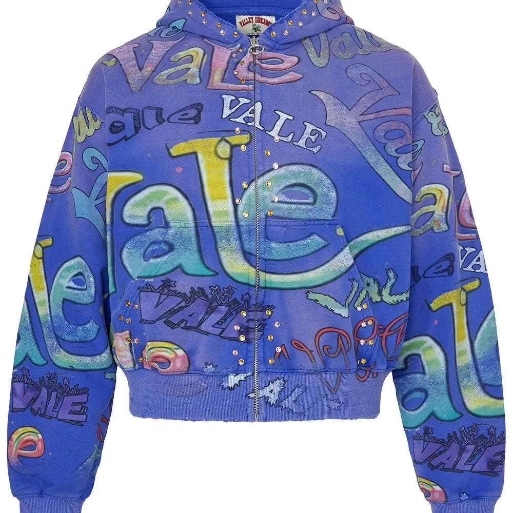 Vale Zip Up Iceberg Blue