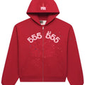 Sp5der Angel Number Zip Up Merlot