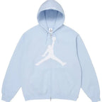 Supreme x Jordan Zip Up Lt. Blue