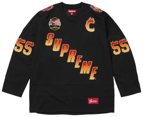 Supreme FDNY Hockey Jersey Black