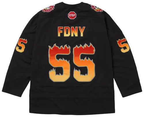 Supreme FDNY Hockey Jersey Black