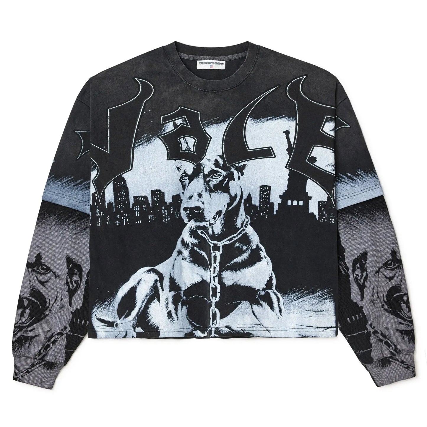 Vale Long Sleeve Mono Chrome