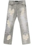 Who Decides War Scripture Denim Grey